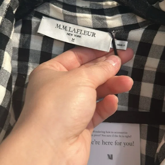 M.M. Lafleur gingham jacket - Picture 2 of 5